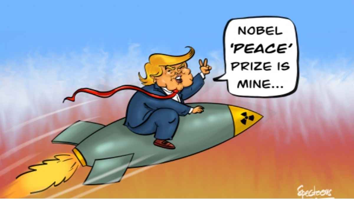डोनाल्ड ट्रंप, trump cartoon