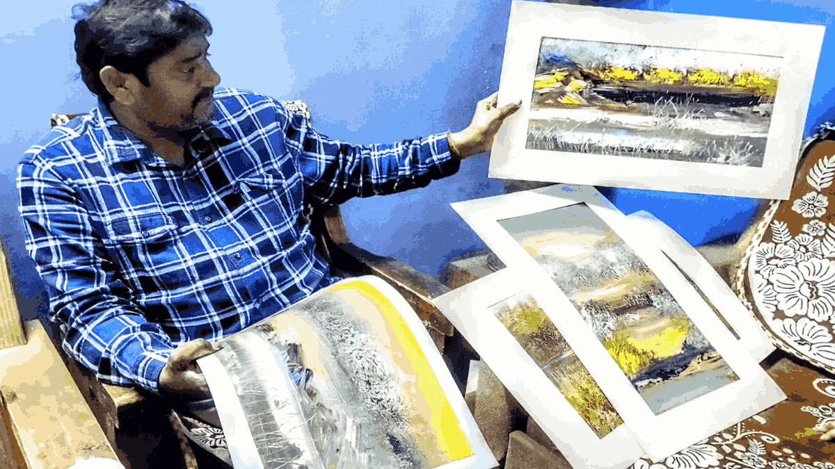 हरिकृष्ण कदम, भारतीय चित्रकार, गिनीज बुक वर्ल्ड रिकॉर्ड, आधुनिक चित्रकार, harikrishna kadam, indian painter, Guinness book of world record, modern painters