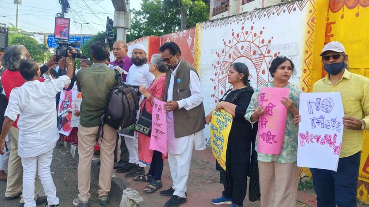 hiroshima day protest, हिरोशिमा दिवस विरोध