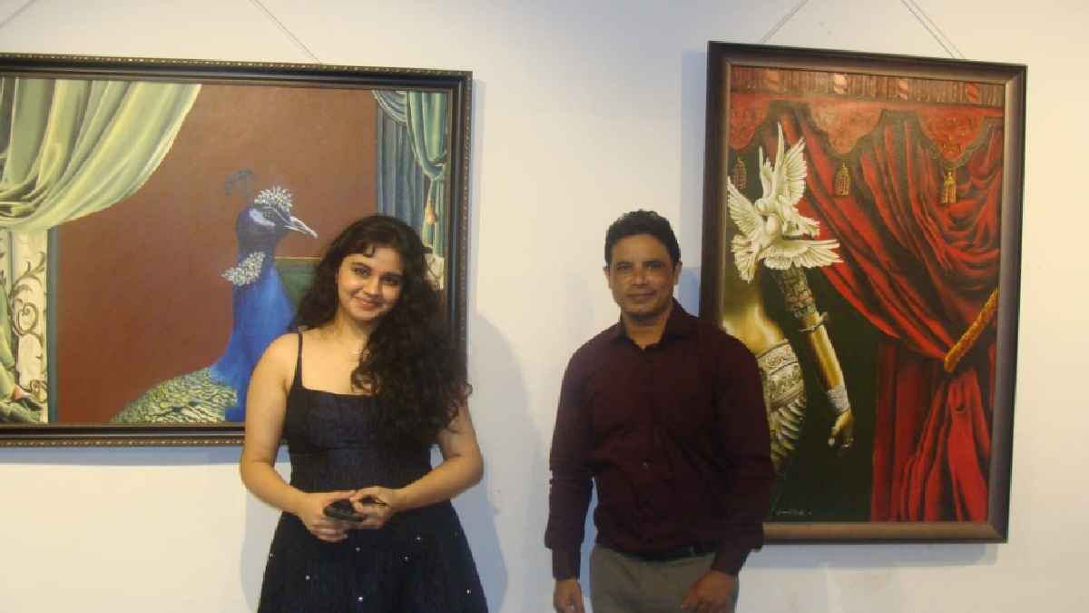 artists, paintings, mukesh and seerat