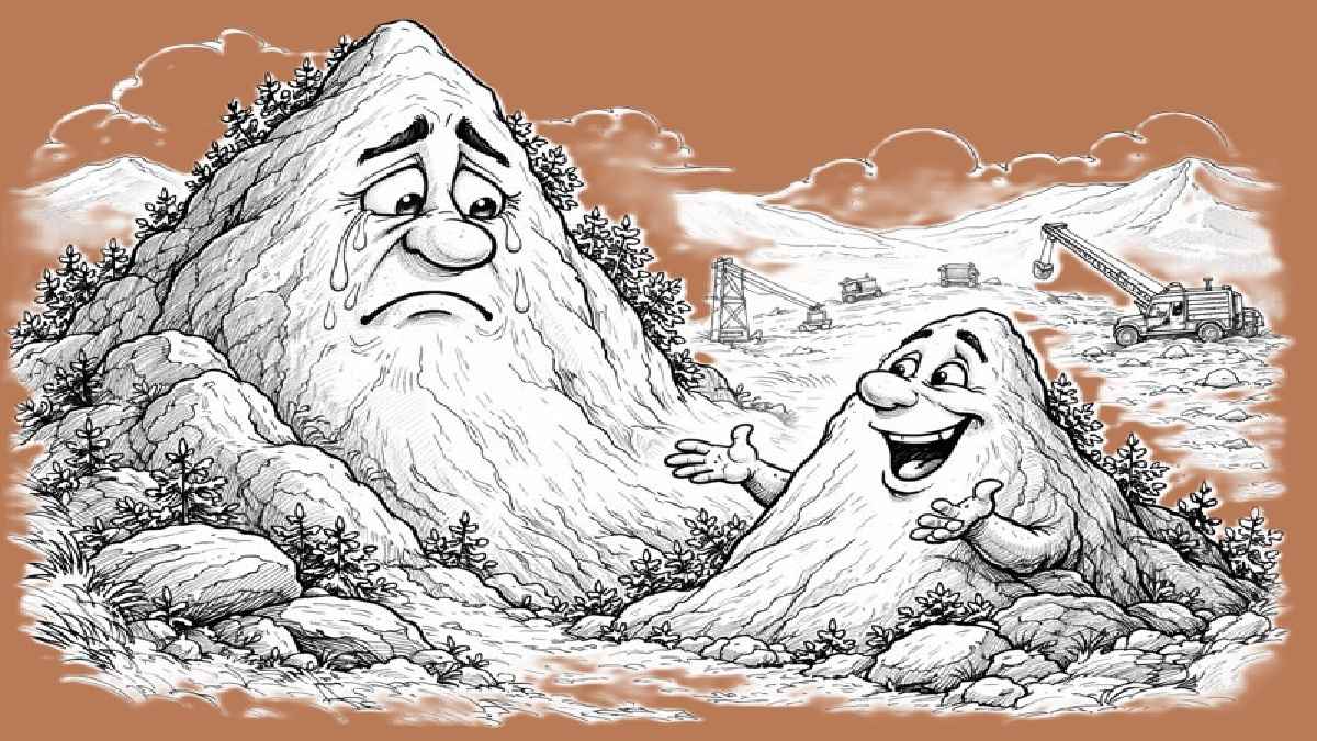 पहाड़, aravali, cartoon, hills, mountain