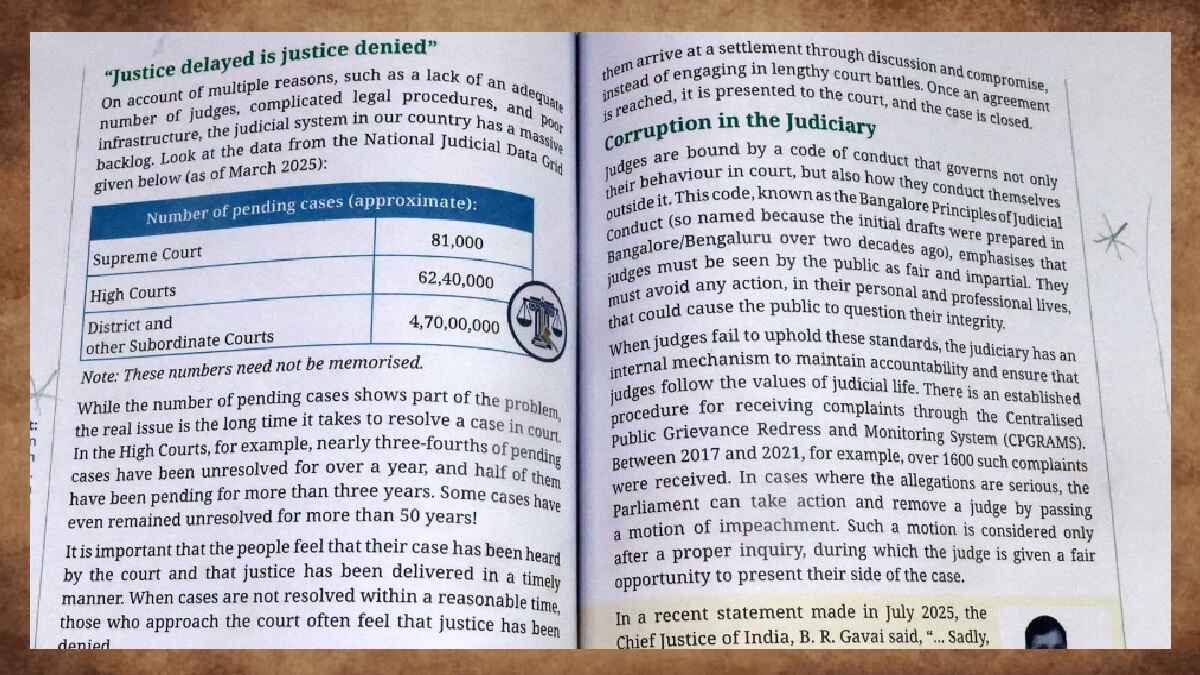 एनसीईआरटी, न्यायपालिका, ncert, supreme court, ncert book