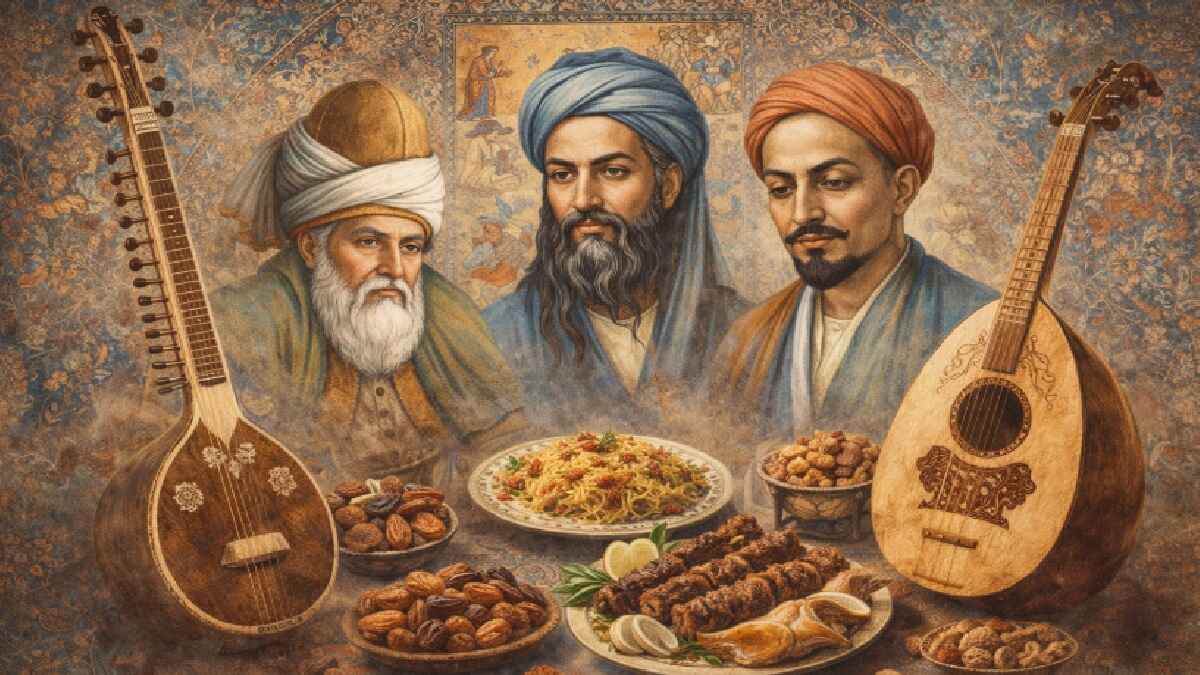 ईरान, संस्कृति, iran, irani poet, irani music, irani food