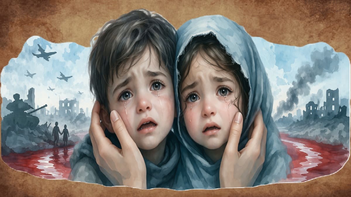 war, warcry, humanity, सभ्यता, युद्ध, war victim kids