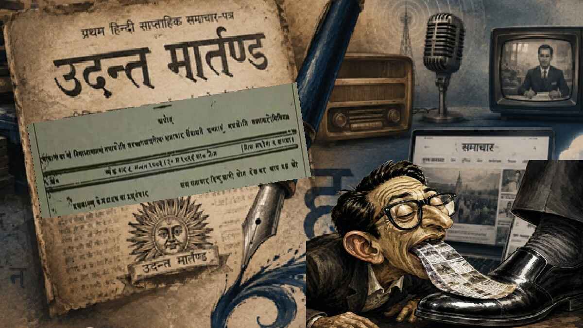 udant martand, godi media, उदन्त मार्तण्ड, गोदी मीडिया