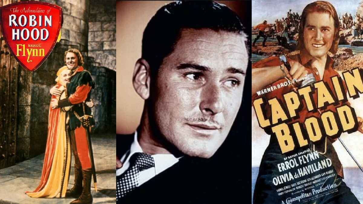 एरोल फ़्लिन, रॉबिनहुड, errol flynn, robinhood actor